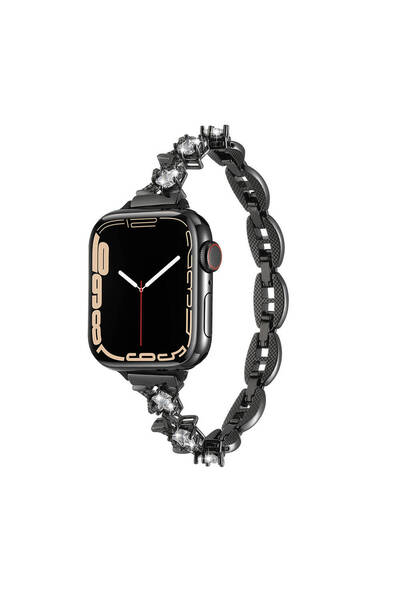 sickossi ساعة 40 ملم SCKS KRD-104 سلك معدني - أسود