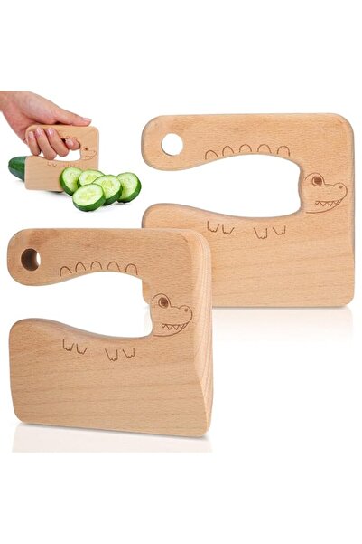 Generic Wooden Kids Cooking Knives, Kitchen Toys Kids Wooden Knife Cutter Veg...