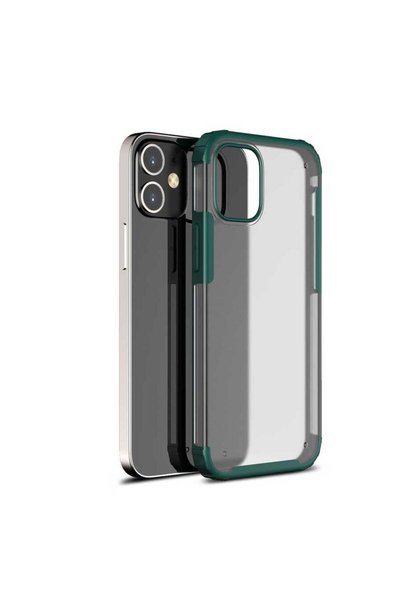 sickossi حافظة SCKS Volks متوافقة مع هاتف iPhone 12 Mini - أخضر داكن