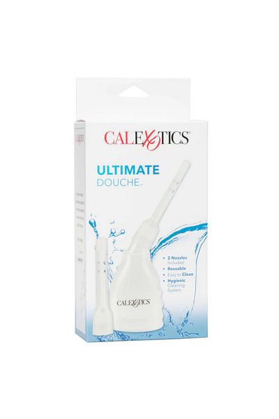 OEM Reusable Intimate Irrigator, CalExotics Ultimate Douche, Professional Intimate Hygiene, White