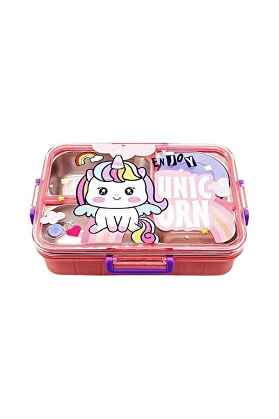 Noon East Stainless Steel Bento Lunch Box, 3 Compartments, Leak Resistance, Durable, BPA Free