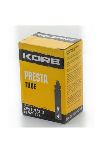 KORE Camera roata bicicleta 29 x 1.9 / 2.3, valva tip presta, lungime ventil 48 mm