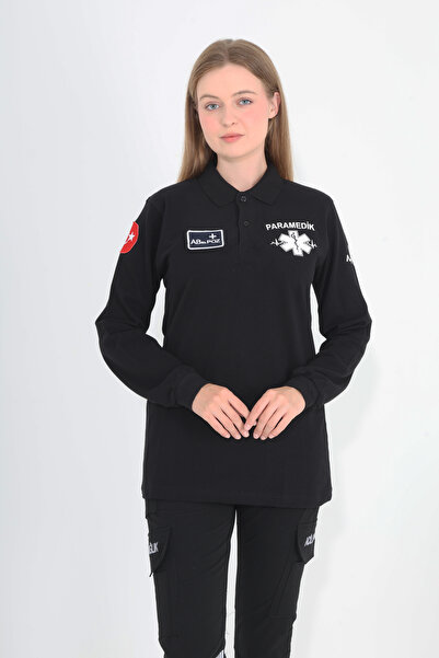 Ekg Medikal Paramedik Lacost Uzun Kollu T-shirt (Unisex)