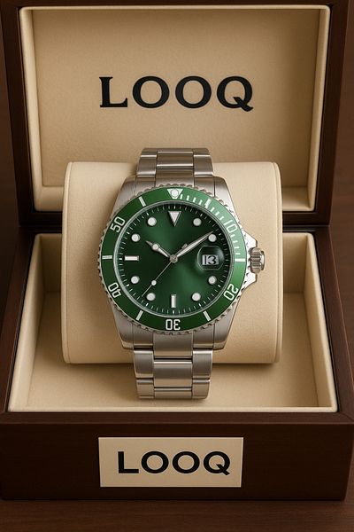 LOOQ Takvimki Men's Wrist Watch