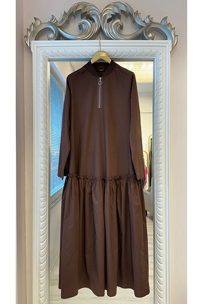 Invee 6389 Brown Dress