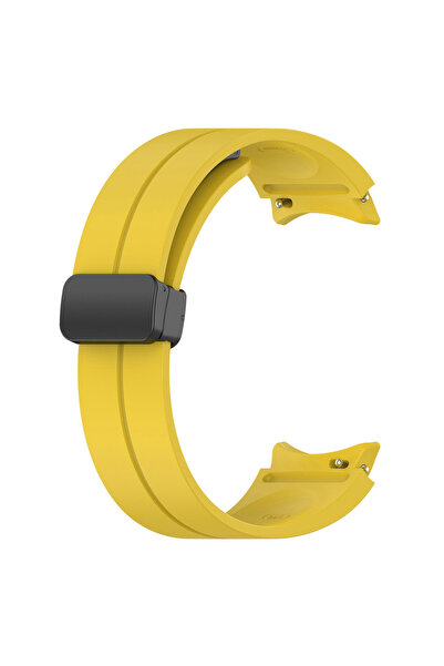 sickossi حزام ساعة جالاكسي ووتش 4 مقاس 44 ملم متوافق مع KRD-84 وحزام SCKS - أصفر