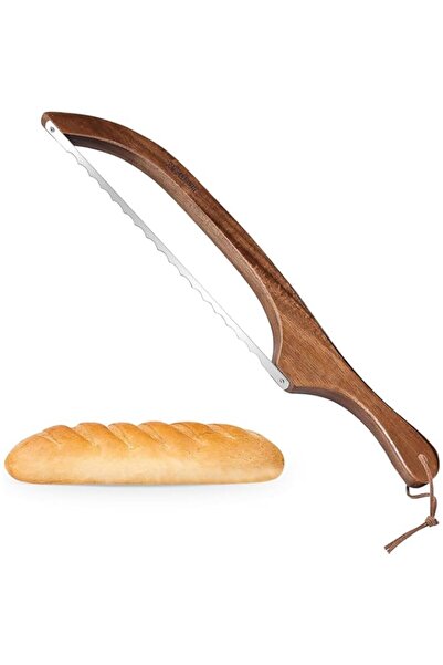 Generic سكين خبز للخبز المنزلي، سكين خبز العجين المخمر، قطاعة خبز مقاس 15.7 ب...