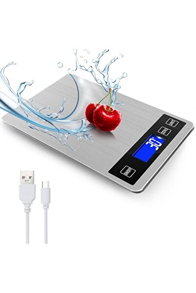 Generic 33lb Food Kitchen Digital Scale,1g/0.05oz Precise Graduation, USB Cha...