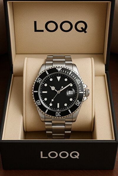 LOOQ ساعة يد رجالية تكاليمكي