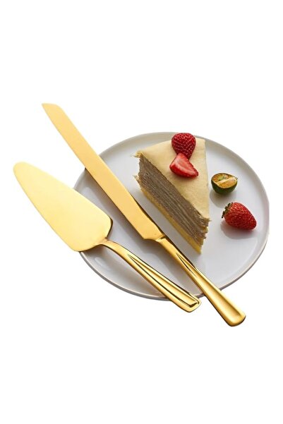 Generic Wedding Cake Cutting Set, Stainless Steel Extended Cake Knife And Ser...