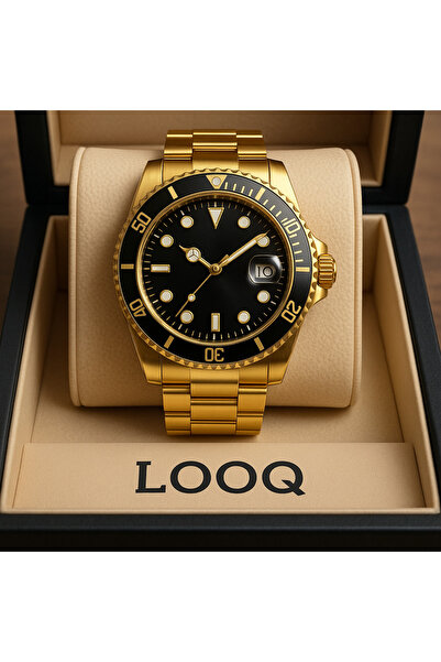 LOOQ Takvimki Men's Wrist Watch