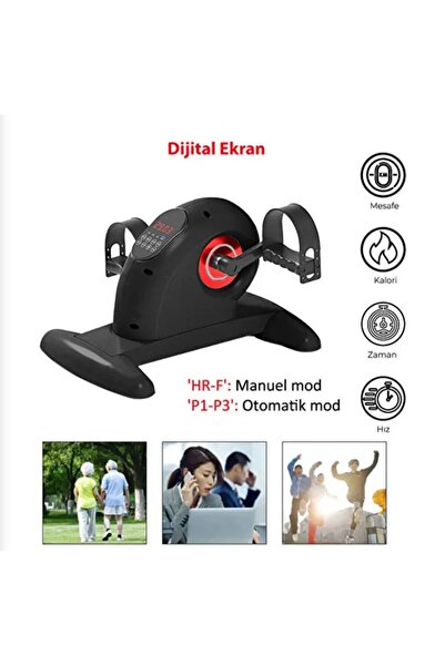 Genel Markalar Mini Elektrikli El Ve Ayak Egzersiz Bisikleti Dijital Gösterge...