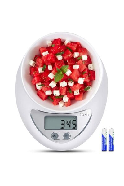 Generic ميزان طعام نيوفانتي، ميزان مطبخ رقمي، 11 رطل، وزن جرام وأونصة للطهي و...