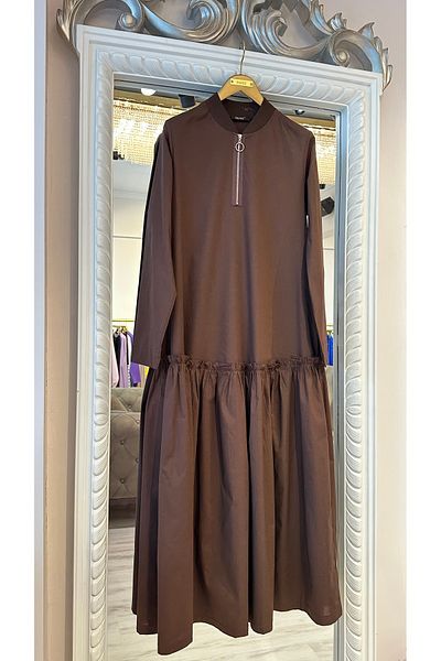 Invee 6389 Brown Dress