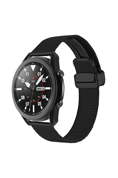 sickossi Gear S3 (22 مم) متوافق مع KRD-85 22 مم سلك معدني SCKS - أسود