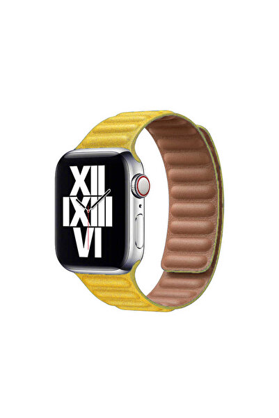 sickossi Watch Ultra 49mm Band Compatible Krd-34 Leather Strap Strap Scks- Ye...