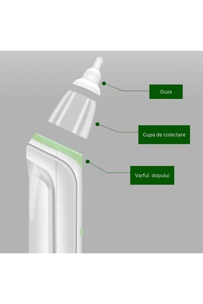 Cristalis Sale Electric nasal aspirator for children and babies, CRISTALIS SALE™, 3 suction levels