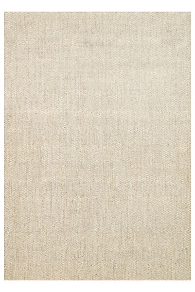 Vog Halı Saf Yün ve Viskon El Dokuma Bohem Bej Halı – Doğal Renkli, Kalın Dok...