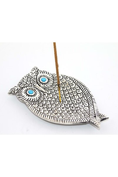 Genel Markalar Metal Baykuş Tasarımı Tütsülük 12.5 Cm – Dekoratif ve Mistik E...