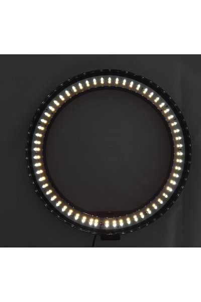 SDX Market Circular photographic lamp Ring Light, 120 x SMD LED, 10 light levels (cold, warm and neutral light)