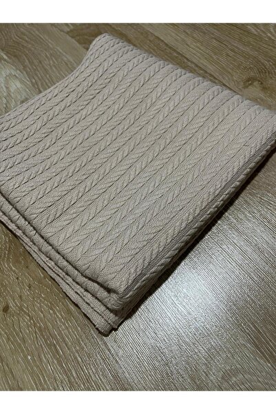 YUSRAMODA ÖRGÜ PİKE DESEN BEBEK BATTANIYESİ 100CM X 120CM