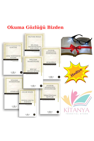 TÜRKİYE İŞ BANKASI KÜLTÜR YAYINLARI 7 Dünya Klasikleri Set: Yeraltından Notla...