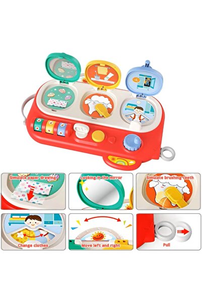 Toy Jucărie interactivă Discovery Pop-Up cu sunete și culori, 12+ luni