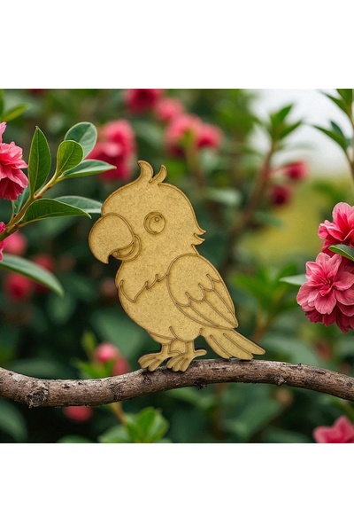 Home Çocuklar İçin Yaratıcı Boyama Mıknatıslı Figürleri 4 mm Ham Ahşap MDF