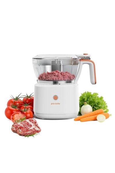 Generic محضر طعام كهربائي محمول قابل لإعادة الشحن ومفرمة لحوم من بورودو، مفرم...