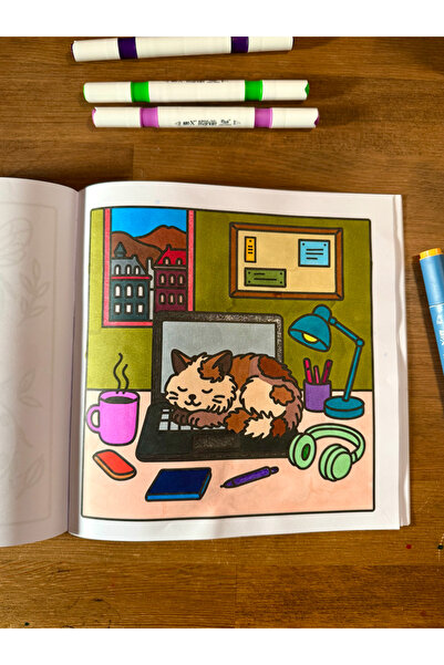 Boyala Coloring Books Canım Hayvanlar Boyama Kitabı
