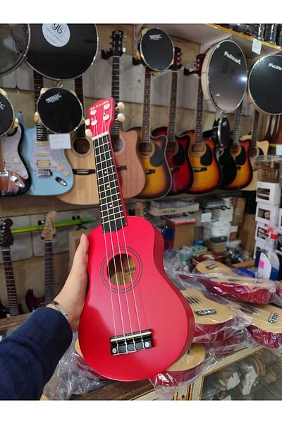 Adams Soprano Ukulele Red 4 Strings Children's Ukulele
