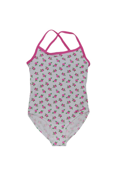 Mitty James Pink Rose One-Piece Swimsuit, Mitty James, 5-6 Years