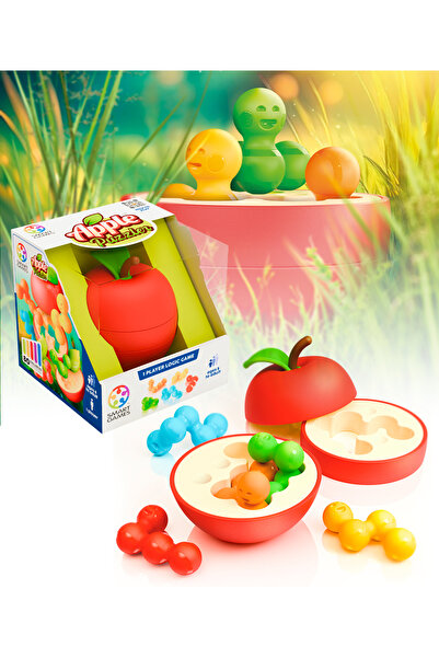 Smart Games Apple Puzzler, logic game with 80 challenges, international edition