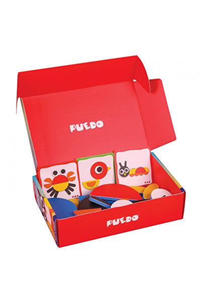 PUEDO TOYS Игра с цветни форми, 29 части