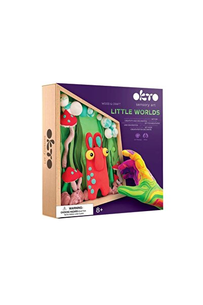 OKTO Set creatie Wood & Craft - Little Worlds, 21*21cm - Mommy Troll