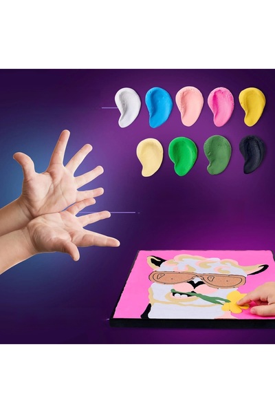 OKTO Light clay painting set, 29*29 cm - Lama