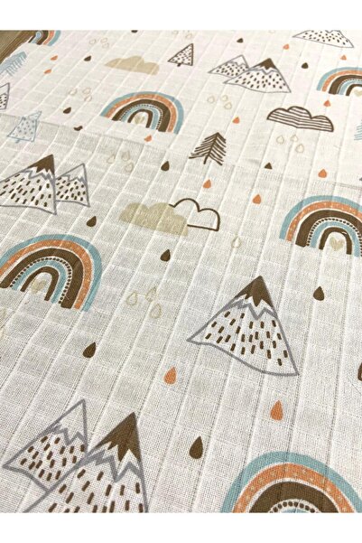 YUSRAMODA بطانية وغطاء موسلين متعدد الأغراض 100% قطن معتمد من أوكو تكس 90x90 سم