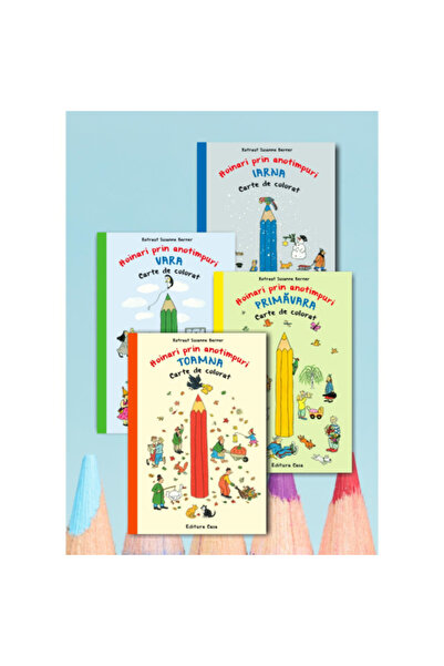 Editura Casa Omalovánky Putování ročními obdobími - 4 svazky - Rotraut Susanne Berner