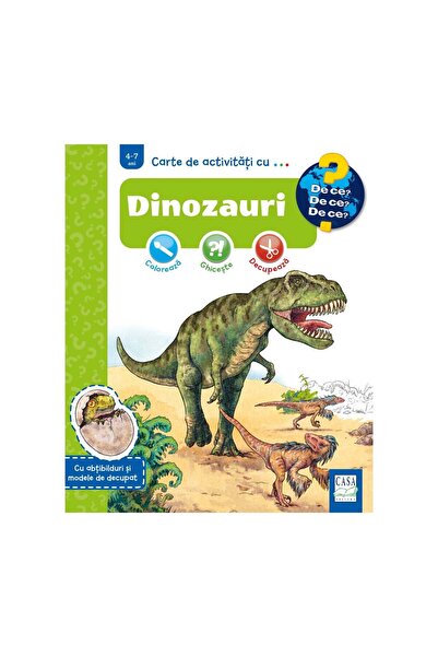 Editura Casa Τετράδιο δραστηριοτήτων με .... Δεινόσαυρους - Stefan Richter
