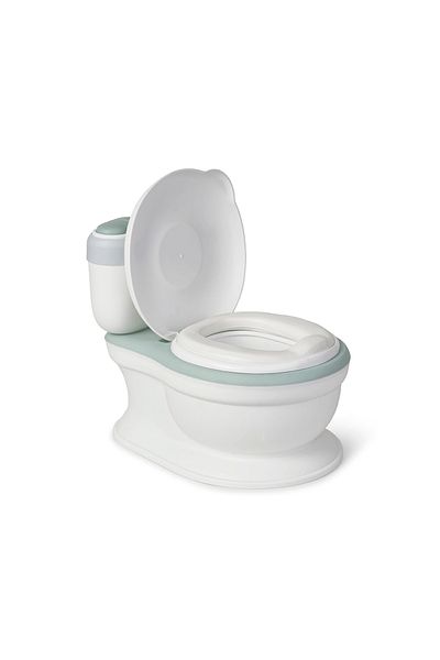 SARO BABY Musical toilet potty, white and mint