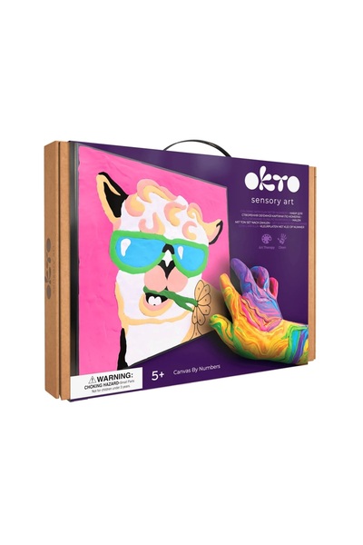 OKTO Light clay painting set, 29*29 cm - Lama