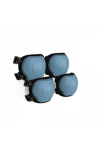 SCOOT AND RIDE Set de protectie Scoot and Ride, genunchiere si cotiere, marime XXS, Steel