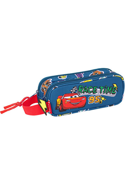 safta Cars Race Time pencil case with 2 compartments, 21x8x6 cm