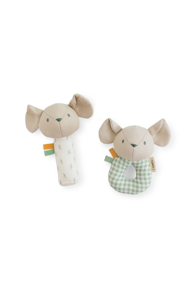 SARO BABY Set jucarii zornaitoare, design Spring Cottage Soricel