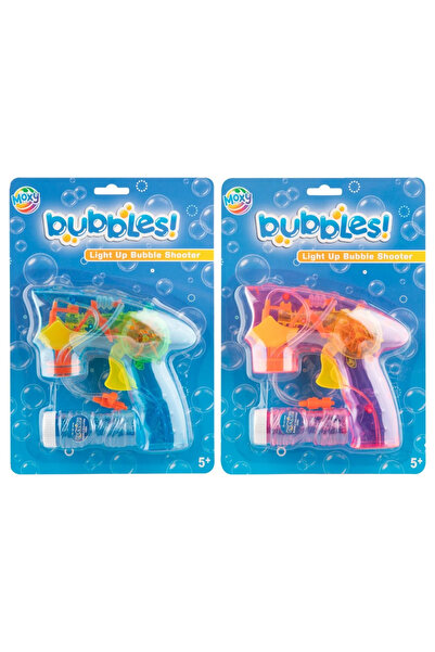 GRAFİX Pistol de baloane cu efecte luminoase cu LED, Bubble shooter