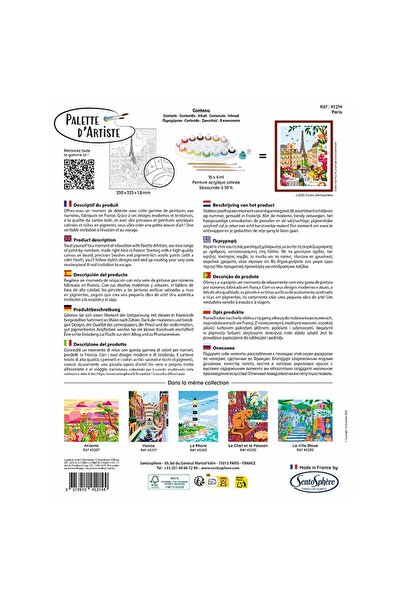 Sentosphere Malování podle čísel - Paříž -