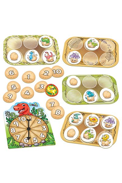 Orchard Toys Educational Game Dinosaur Eggs With Numbers