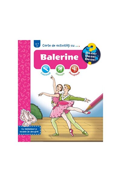 Editura Casa Τετράδιο δραστηριοτήτων με .... Μπαλαρίνες - Elke Broska