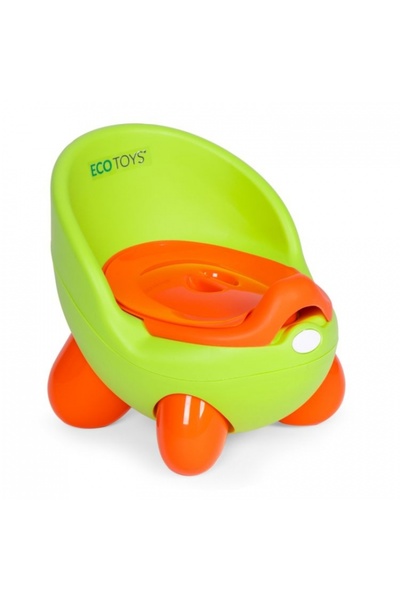 Ecotoys Детско гърне с подвижна вложка и неплъзгащи се крачета PP112 - Зелено