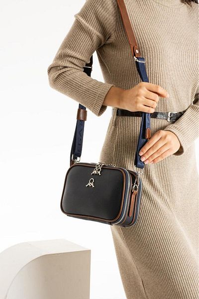 Baginn Cross Strap Women's Shoulder Bag 25*15 cm Vegan Leather Mega Bag Messenger Bag Faux Leather